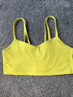 all in motion Lime Yellow Double-Strap Sports Bralette